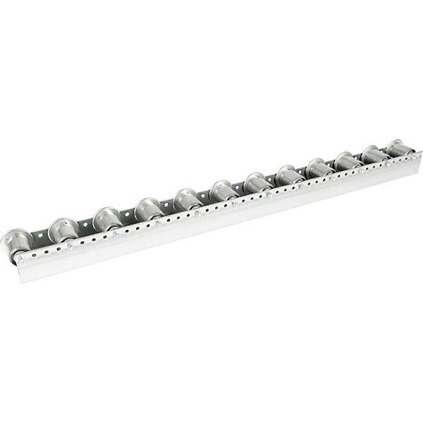 Rollenleiste mit Spurkranzrollen Teilung 104 mm Ø 50 mm Stahl Länge 12 m. Euroroll GmbH 49951149-1