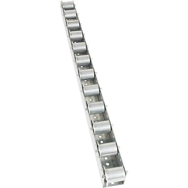Rollenleiste mit Spurkranzrollen Teilung 104 mm Ø 50 mm Stahl Länge 12 m. Euroroll GmbH 49951149-2