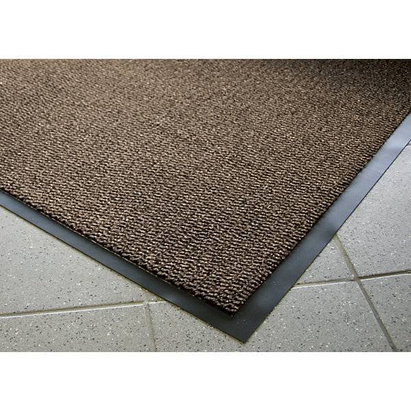 Schmutzfangmatte für innen Flor aus Polypropylen LxB 1200 x 900 mm schwarz / braun. Coba Europe GmbH 50288649-0