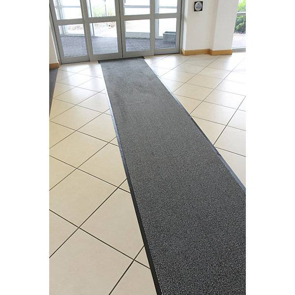 Schmutzfangmatte für innen Flor aus Polypropylen LxB 1200 x 900 mm schwarz / braun. Coba Europe GmbH 50288649-3