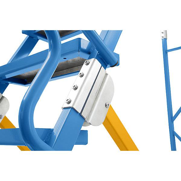 Mobile Podestleiter Alu-Stufeneinlagen 4 Stufen. TAKKT Industrial & Packaging GmbH 49992549-4