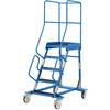 Mobile Podestleiter Riefengummi-Stufeneinlage 5 Stufen. TAKKT Industrial & Packaging GmbH 49993049