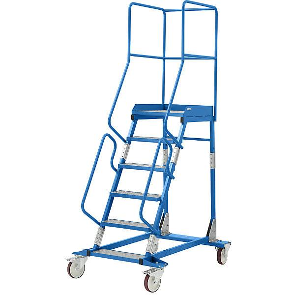 Mobile Podestleiter Alu-Stufeneinlagen 6 Stufen. TAKKT Industrial & Packaging GmbH 49993149