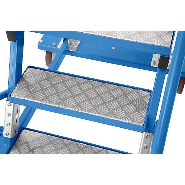 Mobile Podestleiter Alu-Stufeneinlagen 6 Stufen. TAKKT Industrial & Packaging GmbH 49993149-3