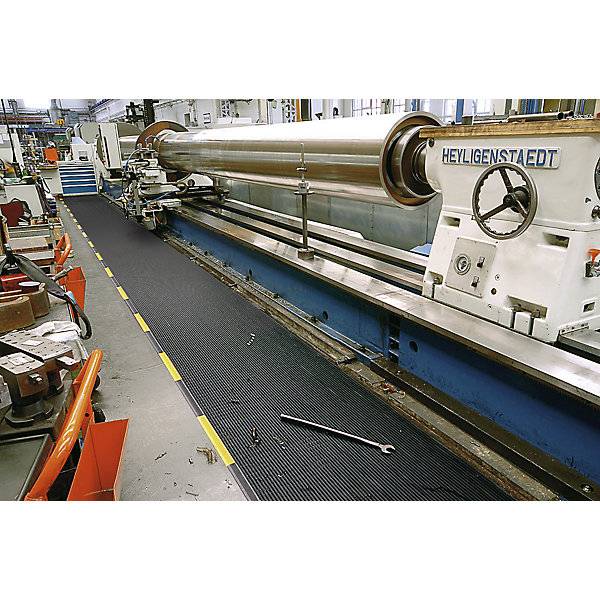 Arbeitsplatzmatte, Industriematte, Rollenware, schwarz, BxT 10.000x600 mm-2