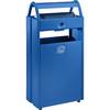 Außenbehälter mit Ascher verschließbar Volumen 60 l blau. VAR GmbH 50540249