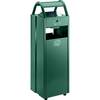 Außenbehälter mit Ascher verschließbar Volumen 35 l grün. VAR GmbH 50235549