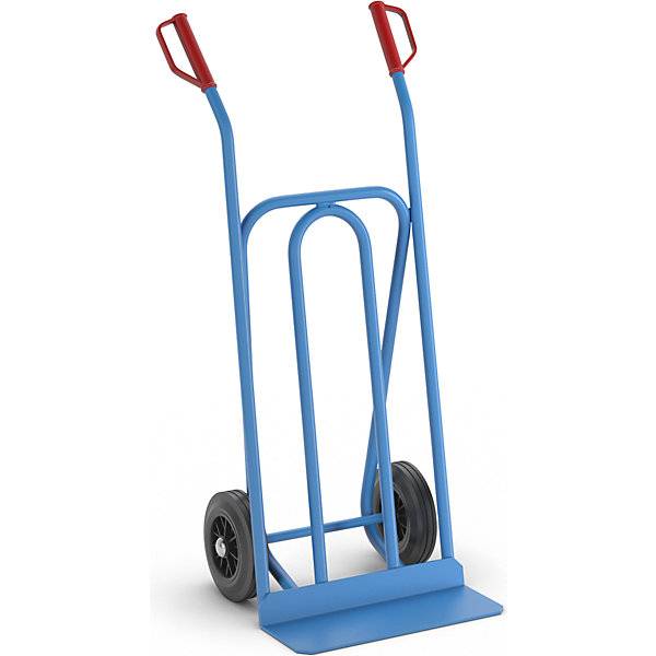 Sackkarre aus Stahl Modell: Ladekarre Tragfähigkeit 250 kg pannensichere Vollgummibereifung. TAKKT Industrial &