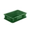 Euro-Format-Stapelbehälter Wände und Boden geschlossen LxBxH 300 x 200 x 75 mm grün VE 5 Stk. ING. Alfred
