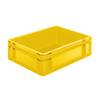 Euro-Format-Stapelbehälter Wände und Boden geschlossen LxBxH 400 x 300 x 120 mm gelb VE 5 Stk. ING. Alfred