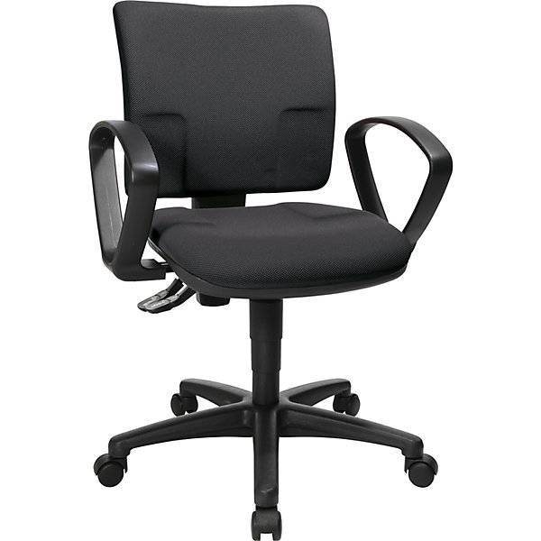 Standard-Drehstuhl Permanentkontaktmechanik schwarz ohne Armlehnen. Topstar GmbH 51096449-1