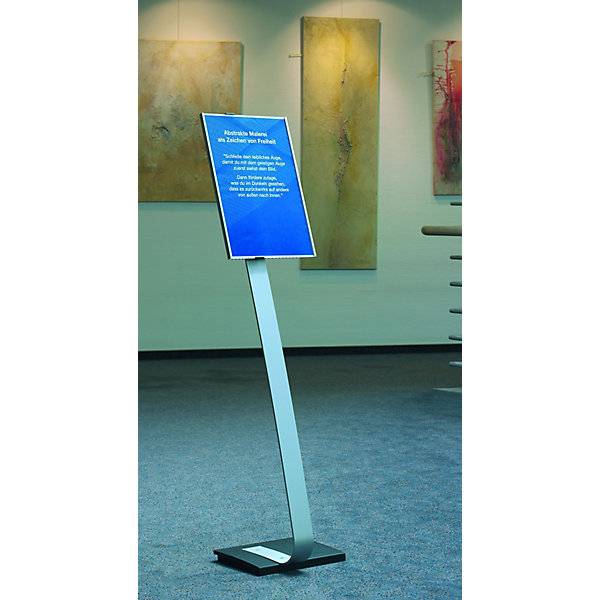 Bodenaufsteller mit Infotafel aus Aluminium DIN A3 BxH 297 x 420 mm. Durable | Hunke & Jochheim GmbH & CO. KG-3