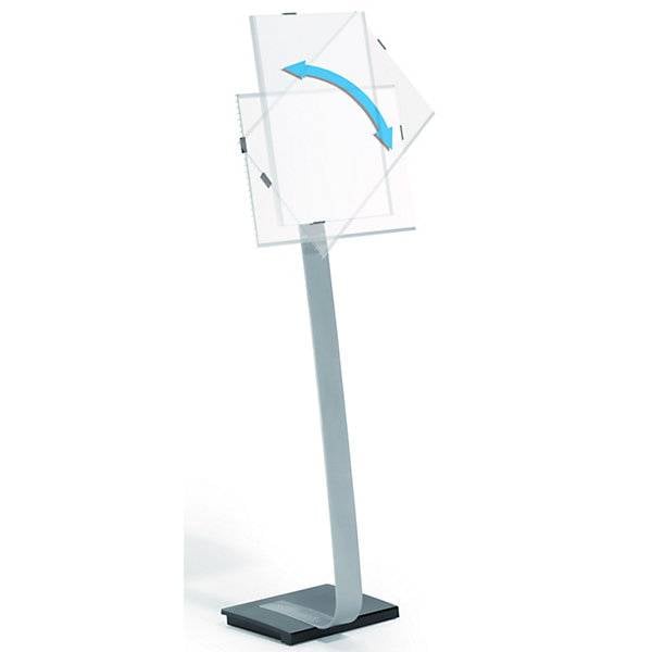 Bodenaufsteller mit Infotafel aus Aluminium DIN A3 BxH 297 x 420 mm. Durable | Hunke & Jochheim GmbH & CO. KG-4