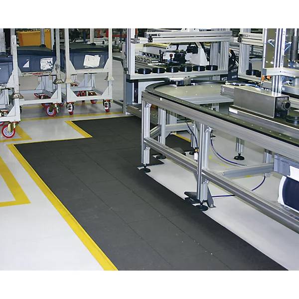 Arbeitsplatzbodenbelag Solid Fatigue-Step Ausführung gelocht Höhe 19 mm. Coba Europe GmbH 51631149-1