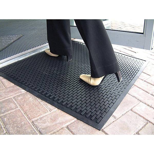 Schmutzfangmatte Gummi schwarz LxB 1500 x 850 mm. Coba Europe GmbH 50270449-1