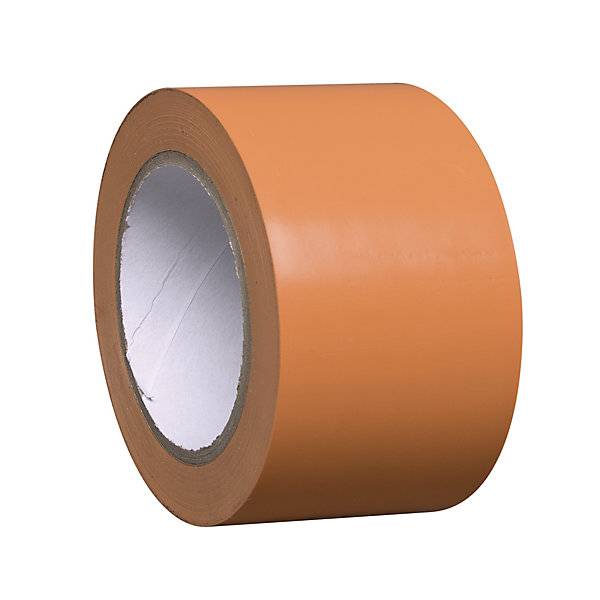 Bodenmarkierungsband aus Vinyl einfarbig Breite 75 mm orange VE 8 Rollen. Moravia Wiesbaden| Gesellschaft