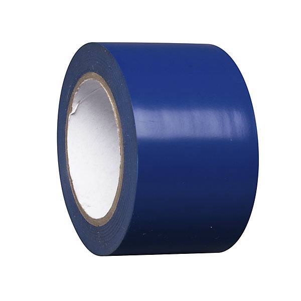 Bodenmarkierungsband aus Vinyl einfarbig Breite 75 mm blau VE 16 Rollen. Moravia Wiesbaden| Gesellschaft-0
