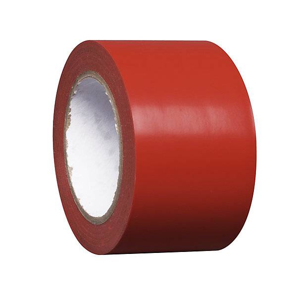 Bodenmarkierungsband aus Vinyl einfarbig Breite 75 mm rot VE 16 Rollen. Moravia Wiesbaden| Gesellschaft-0