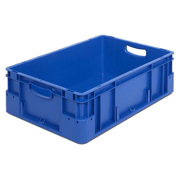 Industriebehälter Volumen 30 l LxBxH 600 x 400 x 180 mm VE 5 Stk blau. Alpha Paletten & Boxen e.K.-0