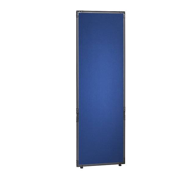 Trennwand Filz Rahmen schiefergrau blau HxB 1950 x 650 mm. Clipper System SRL 51256649-0