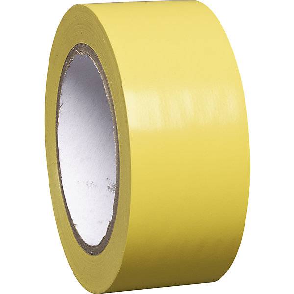 Bodenmarkierungsband aus Vinyl einfarbig Breite 50 mm gelb VE 8 Rollen. Moravia Wiesbaden| Gesellschaft-0