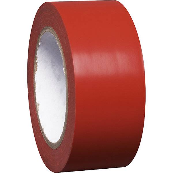 Bodenmarkierungsband aus Vinyl einfarbig Breite 50 mm rot VE 16 Rollen. Moravia Wiesbaden| Gesellschaft-0