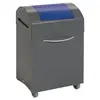 Wertstoffsammler flammverlöschend BxT 380 x 320 mm Volumen 45 l Einwurf enzianblau. Stumpf Metall GmbH