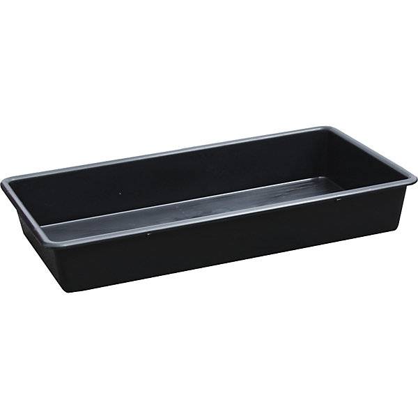 PE-Kleingebinde-Universalwanne ohne Zulassung Volumen 645 l ohne Rost. 530520 49 Auffangschale-0