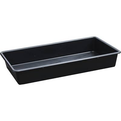 PE-Kleingebinde-Universalwanne ohne Zulassung Volumen 645 l ohne Rost. 530520 49 Auffangschale-0