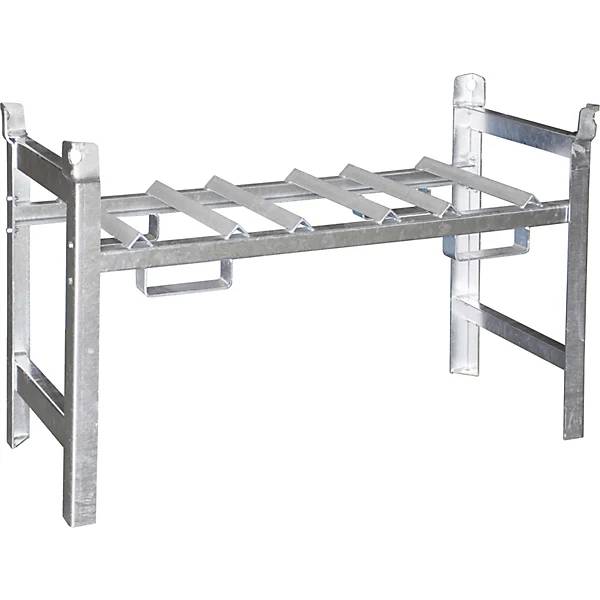 Fassregal-Stapelgestell für 3 x 60-l-Fass verzinkt. TAKKT Industrial & Packaging GmbH 52342949-1