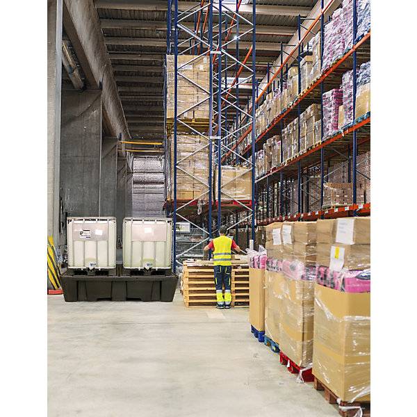 PE-Auffangwanne für Tankcontainer IBC/KTC Kapazität 2 Container Länge 2450 mm. TAKKT Industrial & Packaging-3