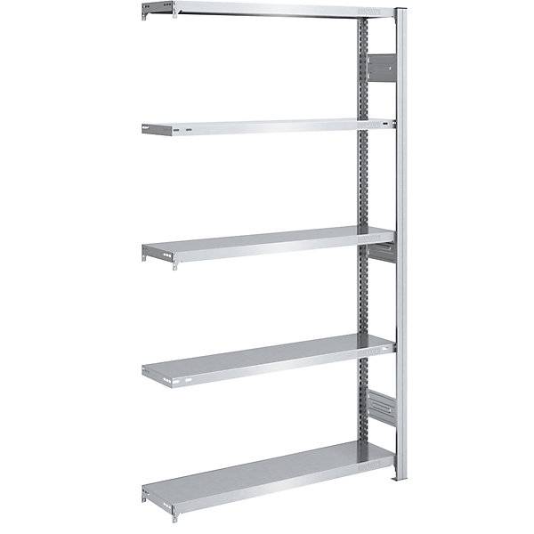 Schwerlast-Steckregal doppelseitig HxBxT 2000 x 1000 x 300 mm verzinkt Anbauregal. Jul. vom Hofe GmbH & CO.