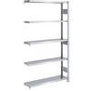Schwerlast-Steckregal doppelseitig HxBxT 2000 x 1000 x 300 mm verzinkt Anbauregal. Jul. vom Hofe GmbH & CO.