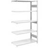 Schwerlast-Steckregal doppelseitig HxBxT 2000 x 1000 x 600 mm grau Anbauregal. Jul. vom Hofe GmbH & CO. KG.