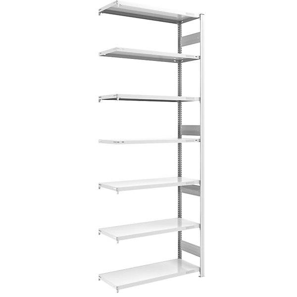 Schwerlast-Steckregal doppelseitig HxBxT 3000 x 1000 x 500 mm grau Anbauregal. Jul. vom Hofe GmbH & CO. KG.-0