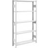 Schwerlast-Steckregal doppelseitig HxBxT 2000 x 1000 x 300 mm grau Grundregal. Jul. vom Hofe GmbH & CO. KG.