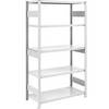 Schwerlast-Steckregal doppelseitig HxBxT 2000 x 1000 x 600 mm grau Grundregal. Jul. vom Hofe GmbH & CO. KG.