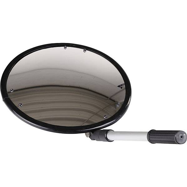 Inspektionsspiegel mit Teleskoparm rund mit Rollenfüßen Ø 350 mm mit Licht. Dancop International GmbH-0