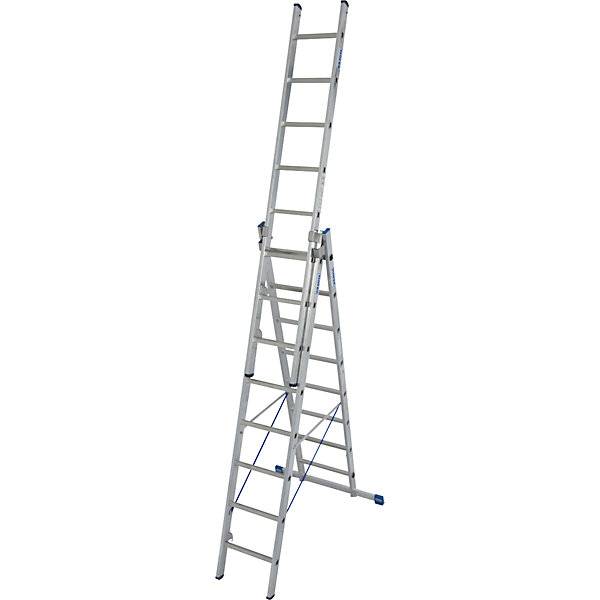 Vielzweckleiter 3-teilig mit herausnehmbarem Leiterteil 3 x 8 Sprossen. Krause-Werk GmbH & CO. KG 52663949