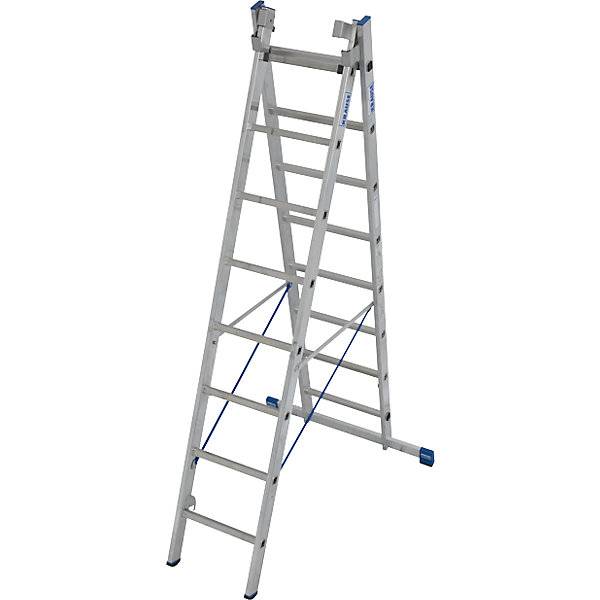 Vielzweckleiter 3-teilig mit herausnehmbarem Leiterteil 3 x 8 Sprossen. Krause-Werk GmbH & CO. KG 52663949-1