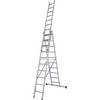 Vielzweckleiter 3-teilig mit herausnehmbarem Leiterteil 3 x 10 Sprossen. Krause-Werk GmbH & CO. KG 52664149
