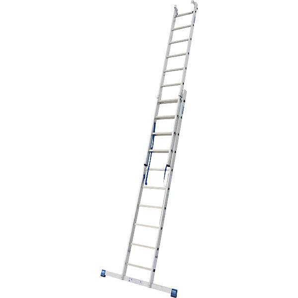 Vielzweckleiter 3-teilig mit herausnehmbarem Leiterteil 3 x 10 Sprossen. Krause-Werk GmbH & CO. KG 52664149-4