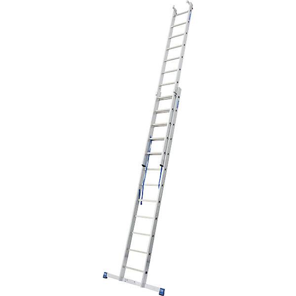Vielzweckleiter 3-teilig mit herausnehmbarem Leiterteil 3 x 12 Sprossen. Krause-Werk GmbH & CO. KG 52664249-3