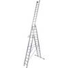 Vielzweckleiter 3-teilig mit herausnehmbarem Leiterteil 3 x 14 Sprossen. Krause-Werk GmbH & CO. KG 52664349