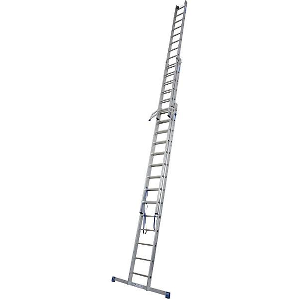 Vielzweckleiter 3-teilig mit herausnehmbarem Leiterteil 3 x 14 Sprossen. Krause-Werk GmbH & CO. KG 52664349-1