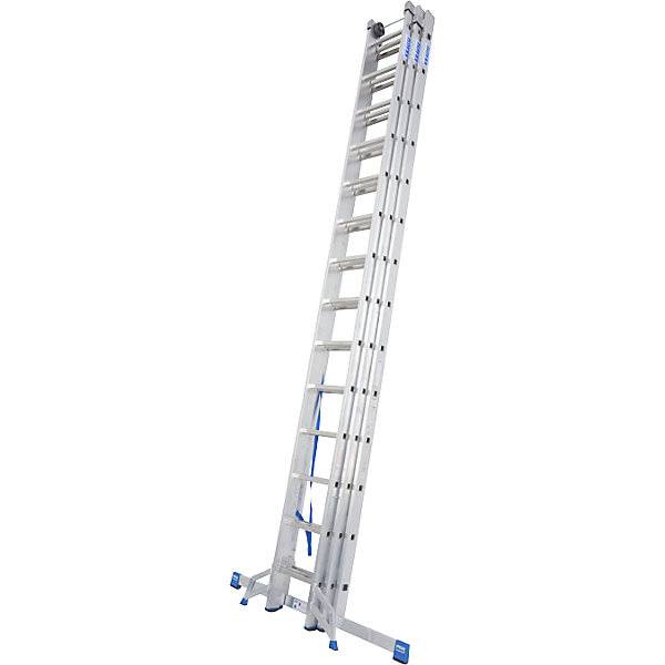 Vielzweckleiter 3-teilig mit herausnehmbarem Leiterteil 3 x 14 Sprossen. Krause-Werk GmbH & CO. KG 52664349-3