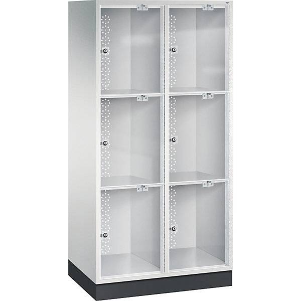 C+P XL-Schließfachschrank Intro, H1751xB820xT480mm, 7035-0