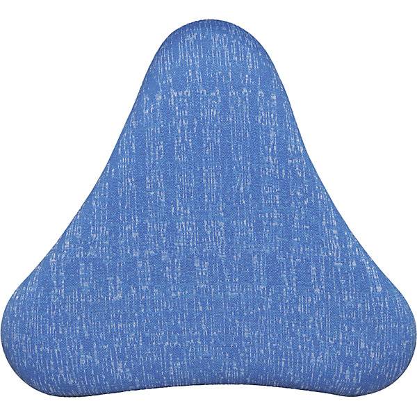 Hocker SITNESS H Modell H1 mit Triangelsitz Bezug blau-gemustert Sohle blau. Topstar GmbH 53148849-1