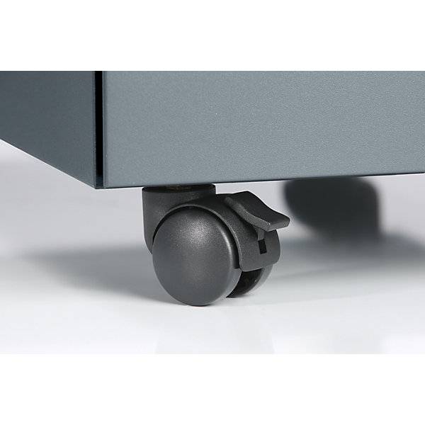 Komplettbüro SATO Schreibtisch + Rollcontainer 590 mm tief Rollcontainer mit Schub und Hängeregistratur. TAKKT-2