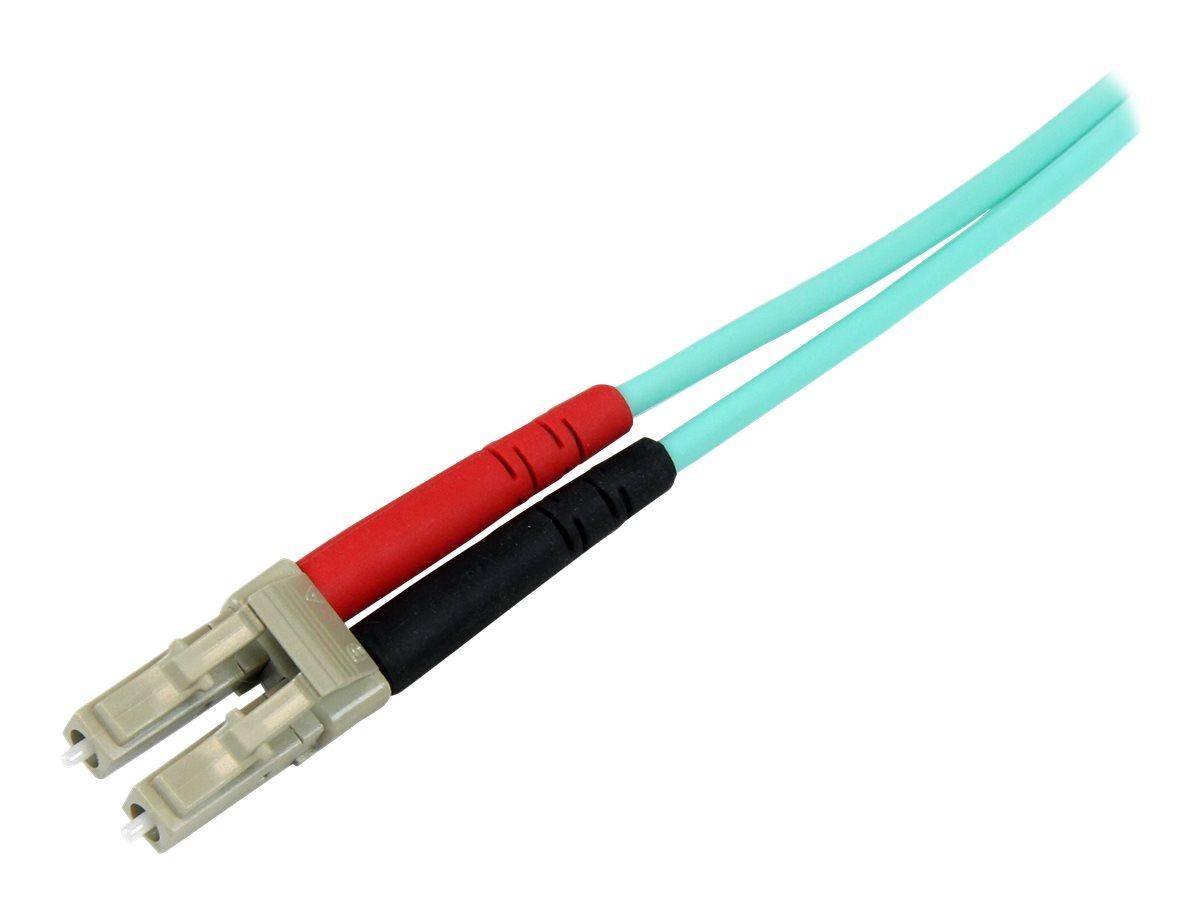 StarTech.com 2 m OM3 LWL Patchkabel, Multimode-Glasfaserkabel, LC auf SC - Patch-Kabel - LC Multi-Mode (M)-3